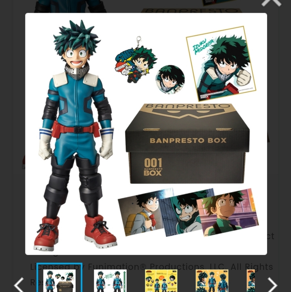 NEW IN BOX My Hero Academia Izuku Midoriya Figure